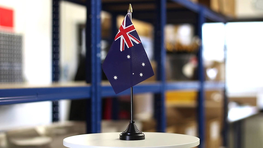 Australie - Mini drapeau de table 10 x 15 cm