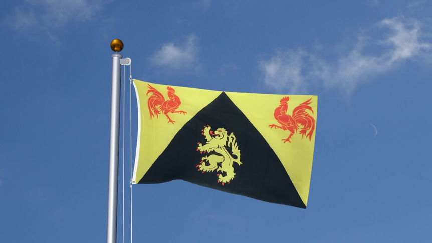 Wallonisch Brabant - Flagge 90 x 150 cm