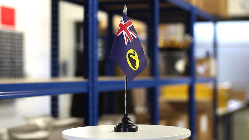 Australien Western - Tischflagge 10 x 15 cm