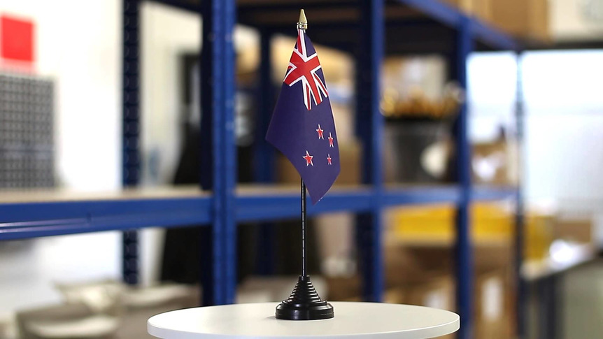 New Zealand - Table Flag 4x6"