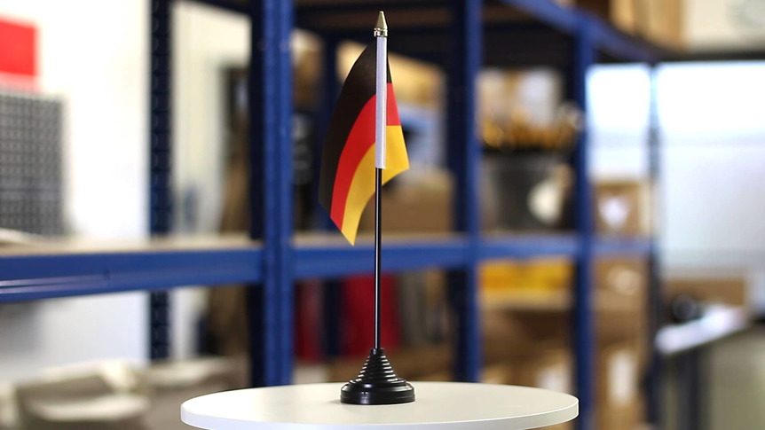 Allemagne - Mini drapeau de table 10 x 15 cm