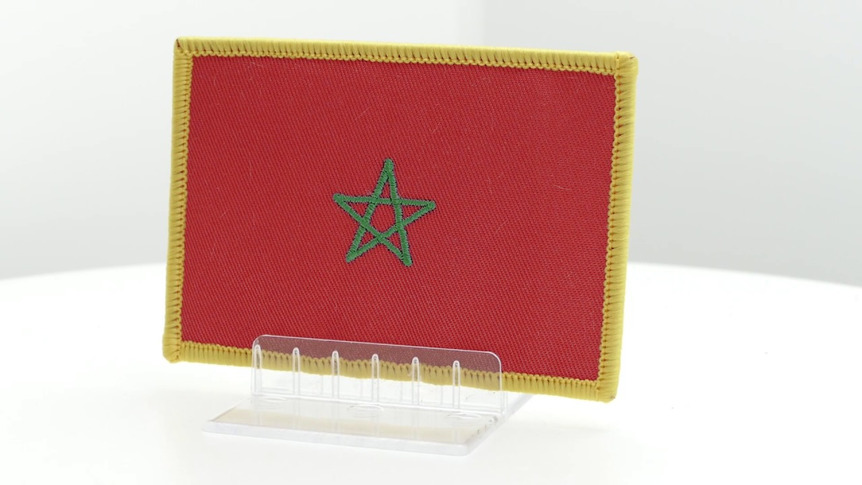 Marokko - Aufnäher 6 x 8 cm