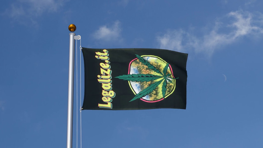 Cannabis Legalize it - 3x5 ft Flag