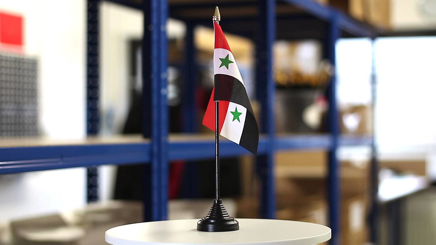 Irak sans écrit 1963-1991 - Mini drapeau de table 10 x 15 cm
