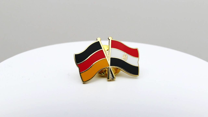 Deutschland + Ägypten - Freundschaftspin