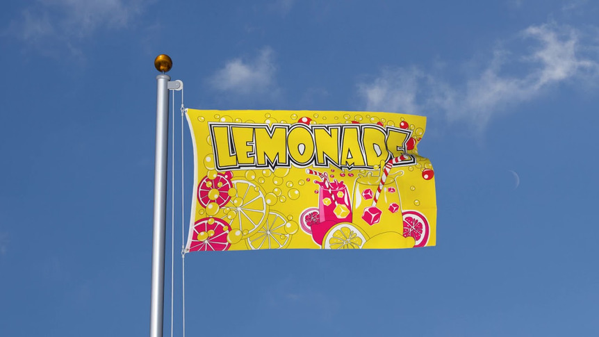 Lemonade - Flagge 90 x 150 cm