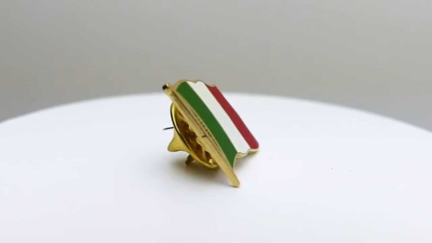 Italien - Flaggen Pin 2 x 2 cm