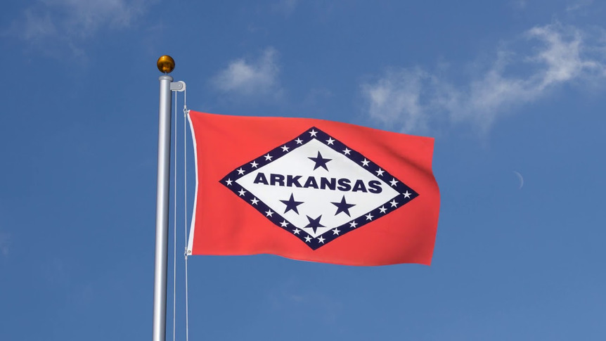 Arkansas - Flagge 90 x 150 cm