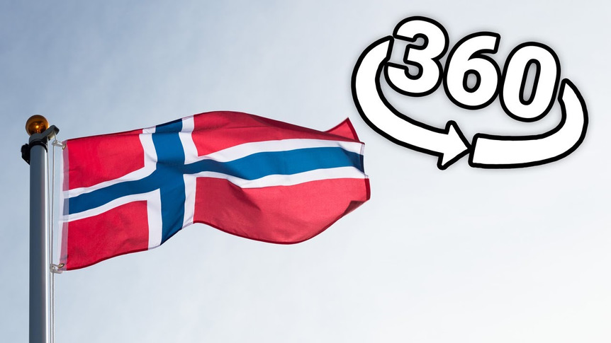 Norwegen - Flagge 60 x 90 cm