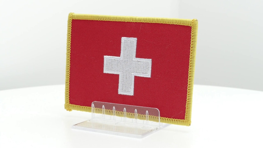 Schweiz - Aufnäher 6 x 8 cm