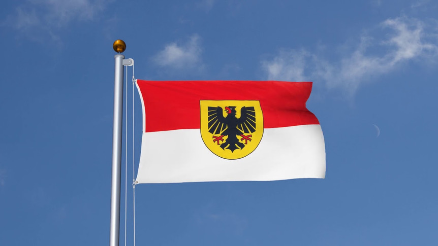 Stadt Dortmund - Flagge 90 x 150 cm
