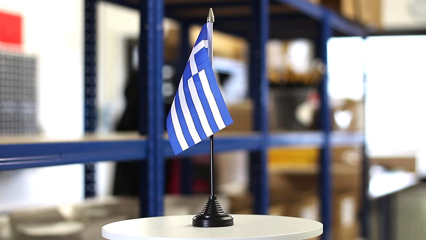 Greece - Table Flag 4x6"