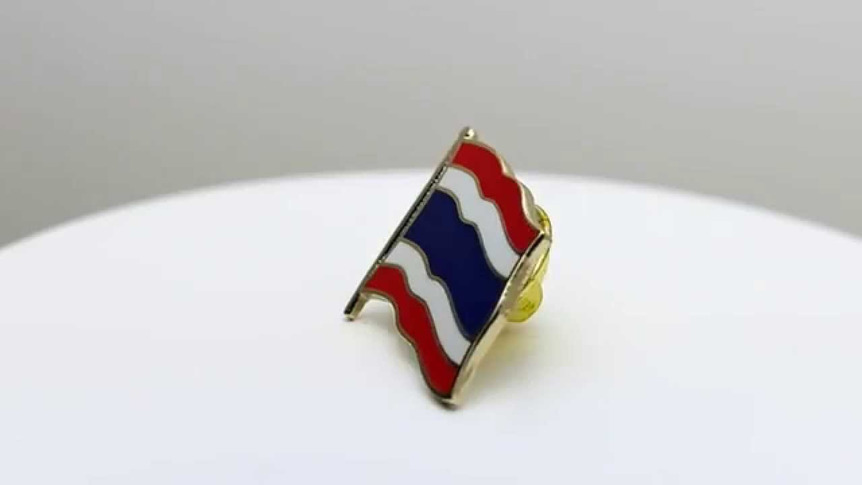 Thailand - Flaggen Pin 2 x 2 cm