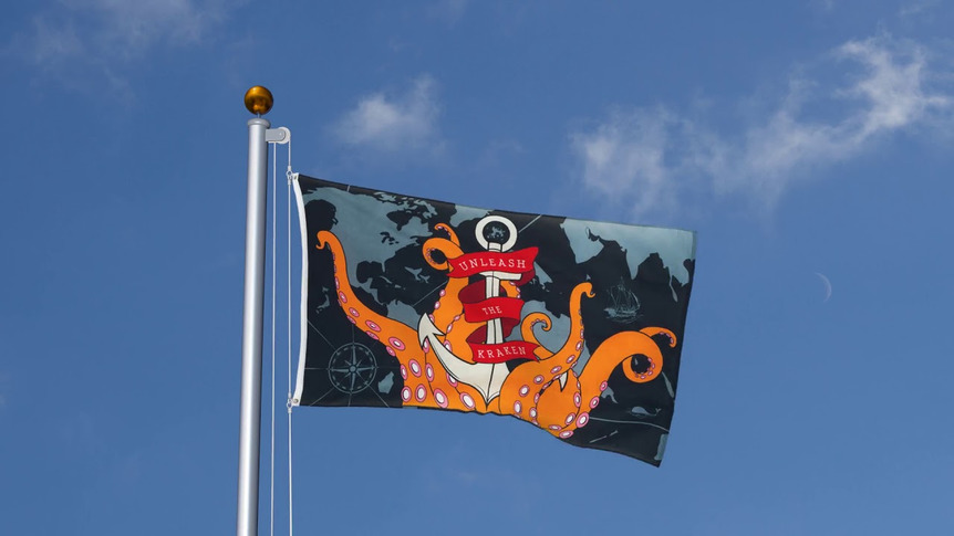 The Kraken - 3x5 ft Flag