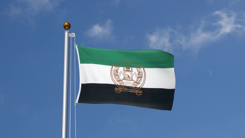 Afghanistan 1992-1996 Northern Alliance 2001 - 3x5 ft Flag