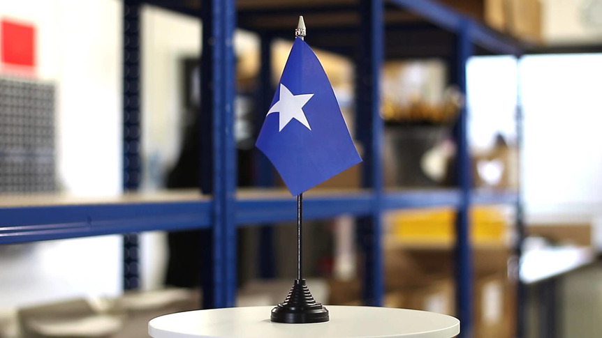 Somalie - Mini drapeau de table 10 x 15 cm