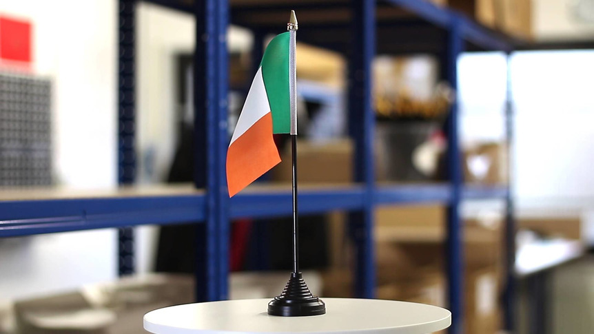 Irland - Tischflagge 10 x 15 cm