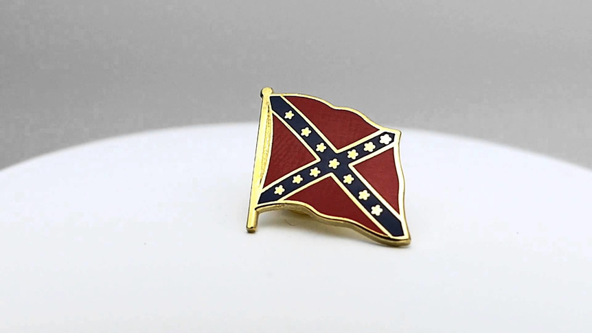 USA Südstaaten - Flaggen Pin 2 x 2 cm