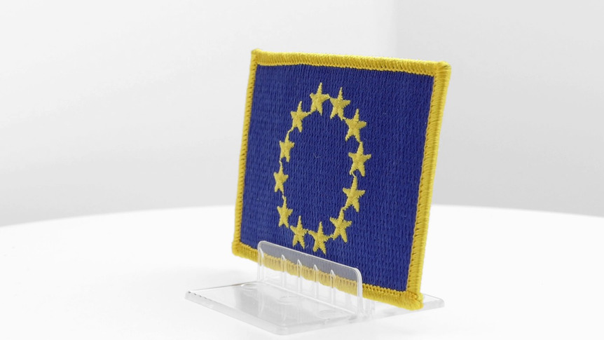 Europäische Union EU - Aufnäher 6 x 8 cm