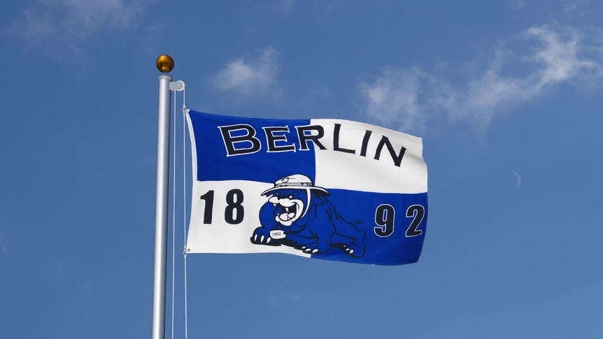 Berlin 1892 Bulldogge - Flagge 90 x 150 cm