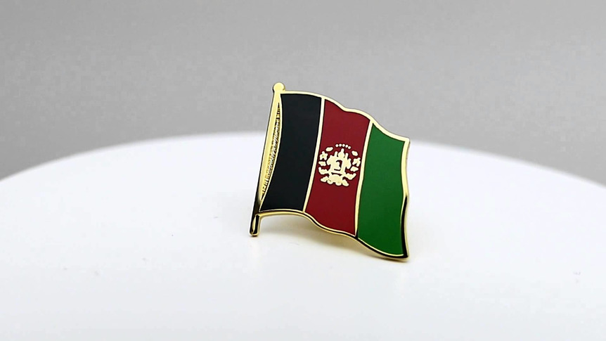Afghanistan - Flaggen Pin 2 x 2 cm