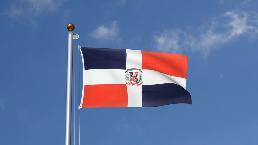 République dominicaine - Drapeau 90 x 150 cm