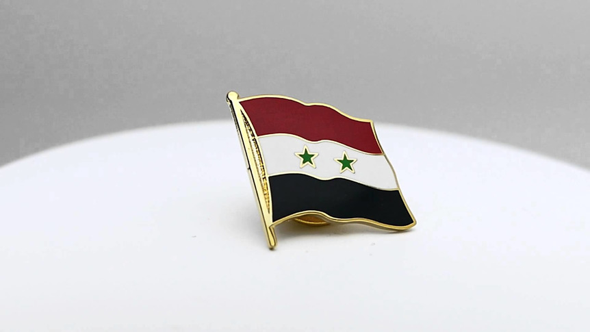 Syrien - Flaggen Pin 2 x 2 cm