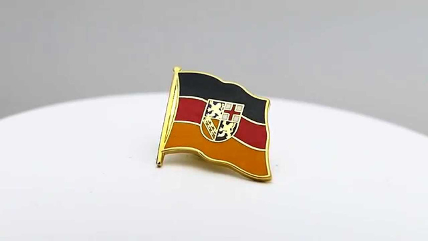 Saarland - Flag Lapel Pin