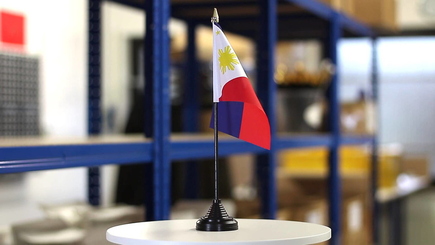 Philippinen - Tischflagge 10 x 15 cm