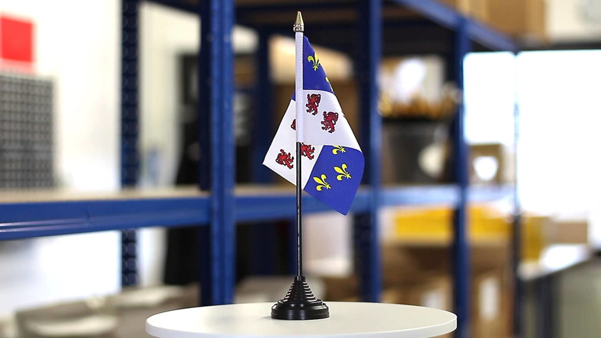 Picardie - Mini drapeau de table 10 x 15 cm