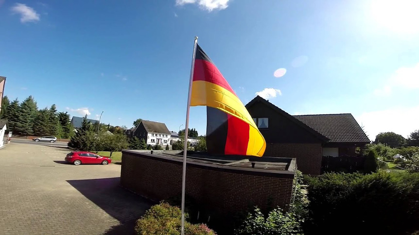 Allemagne - Grand drapeau 150 x 250 cm