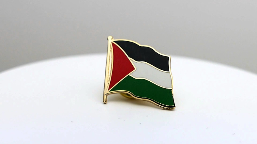 Palästina - Flaggen Pin 2 x 2 cm