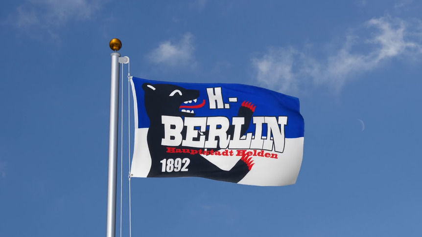 Berlin 1892 Hauptstadt Helden - Flagge 90 x 150 cm
