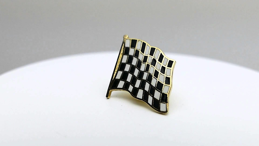Checkered - Flag Lapel Pin