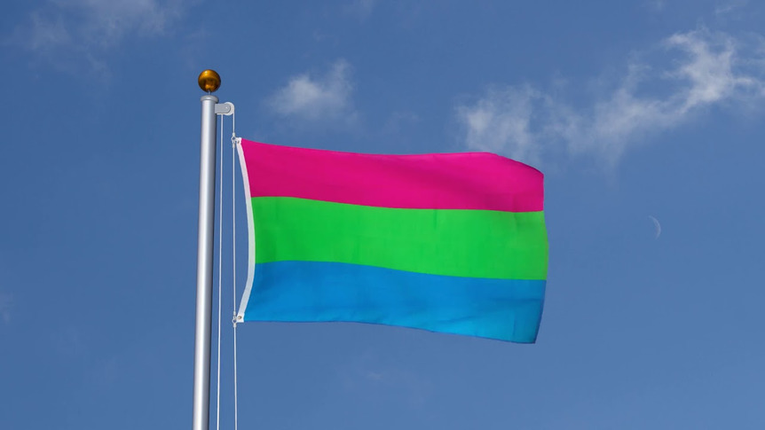Polysexualität - Flagge 90 x 150 cm