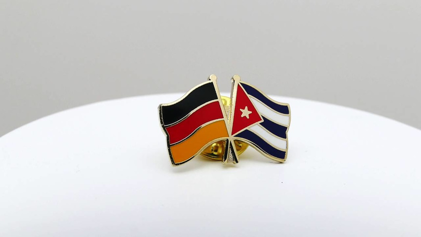 Deutschland + Kuba - Freundschaftspin