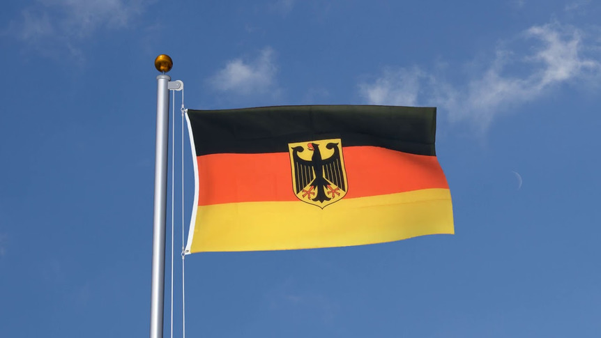 Allemagne Dienstflagge - Drapeau 90 x 150 cm