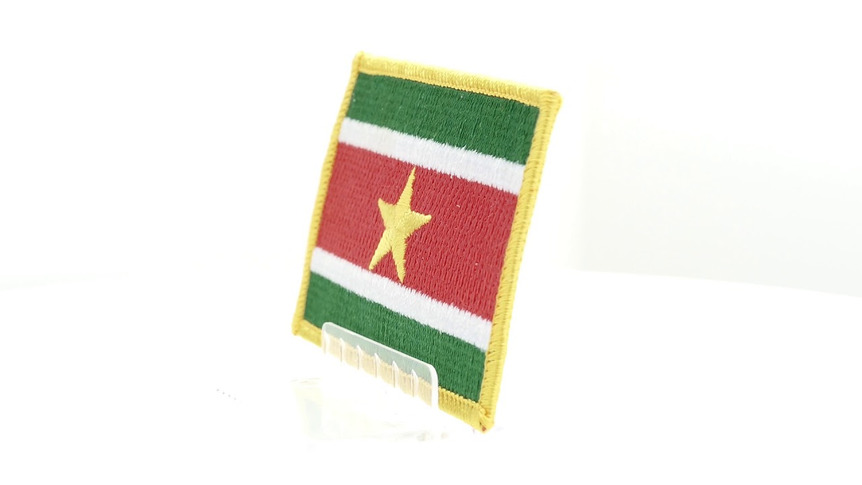 Suriname - Écusson 6 x 8 cm