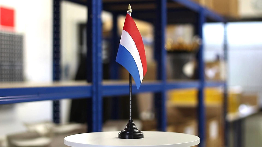 Pays-Bas - Mini drapeau de table 10 x 15 cm