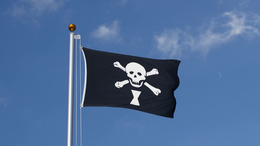 Pirat Emanuel Wynne - Flagge 90 x 150 cm