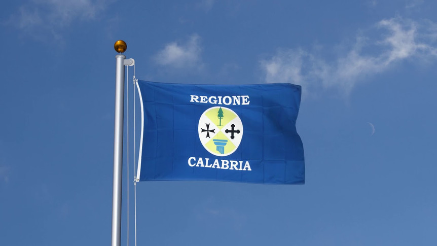 Kalabrien - Flagge 90 x 150 cm