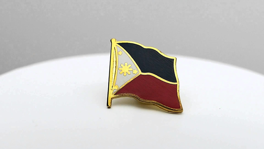 Philippines - Pin's drapeau 2 x 2 cm