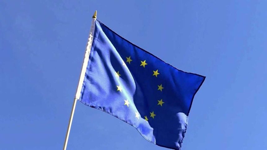 Europäische Union EU - Stockflagge 30 x 45 cm