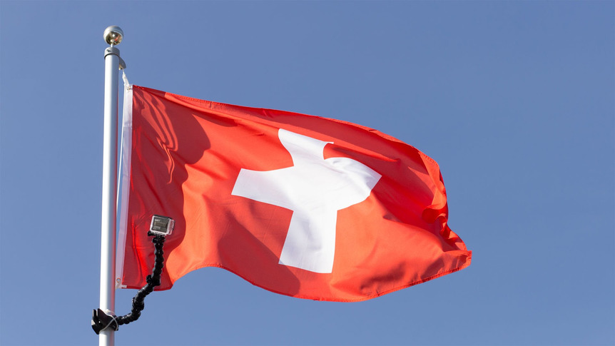 Schweiz - Flagge 90 x 150 cm