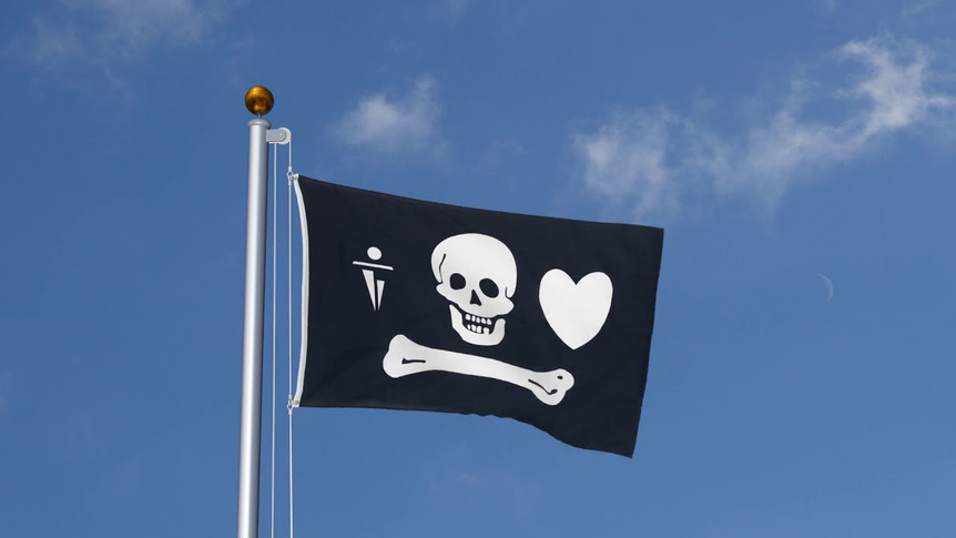 Pirate Stede Bonnet - 3x5 ft Flag