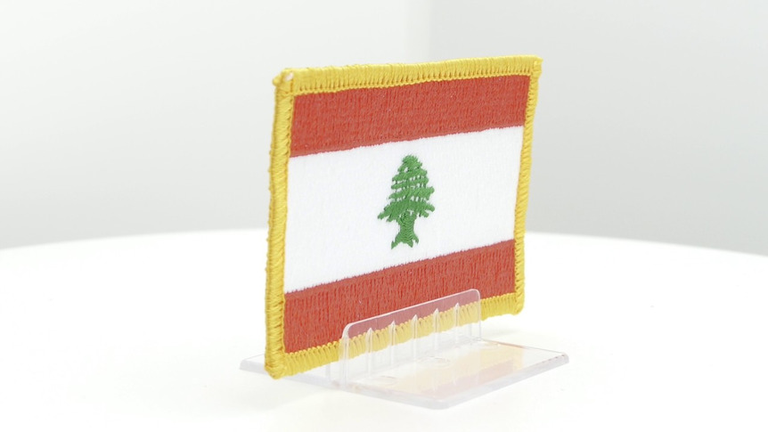 Libanon - Aufnäher 6 x 8 cm