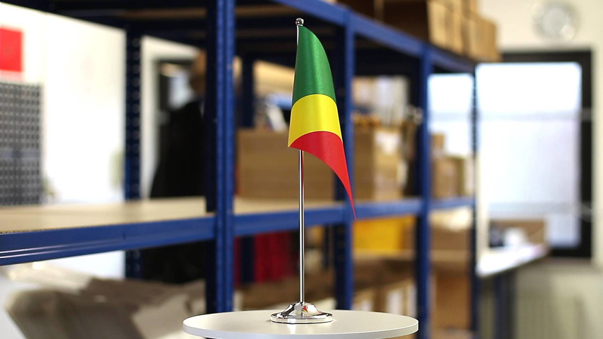 Congo - Satin Table Flag 6x9"