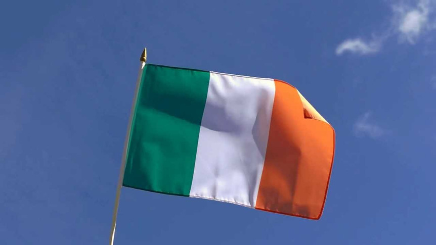 Irland - Stockflagge 30 x 45 cm