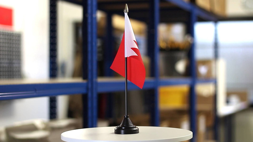 Bahrein - Mini drapeau de table 10 x 15 cm
