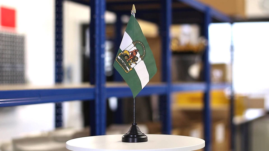 Andalousie - Mini drapeau de table 10 x 15 cm